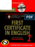 First Certificate in English 1 for Updated Exam with answers [Cambridge].pdf