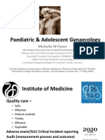 Paediatric & Adolescent Gynaecology 
