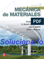 Solucionario Mecánica de Materiales - Beer, Johnston - 6ta. Edición