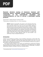 Dynamic Vibration Testing of Fasteners