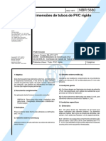 NBR 5680 1977 Dimensoes de Tubos de PVC Rigido PDF