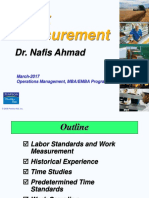 Work Measurement: Dr. Nafis Ahmad