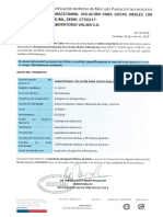 Notificación de Retiro Del Mercado Producto Farmacéutico. Paracetamol Solución Para Gotas Orales 100 Mg Ml, Serie 1730217. Laboratorio Valma S.a.