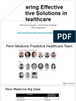 Delivering Effective Predictive Solutions in Healthcare: Michael Draugelis, Chief Data Scientist Penn Medicine
