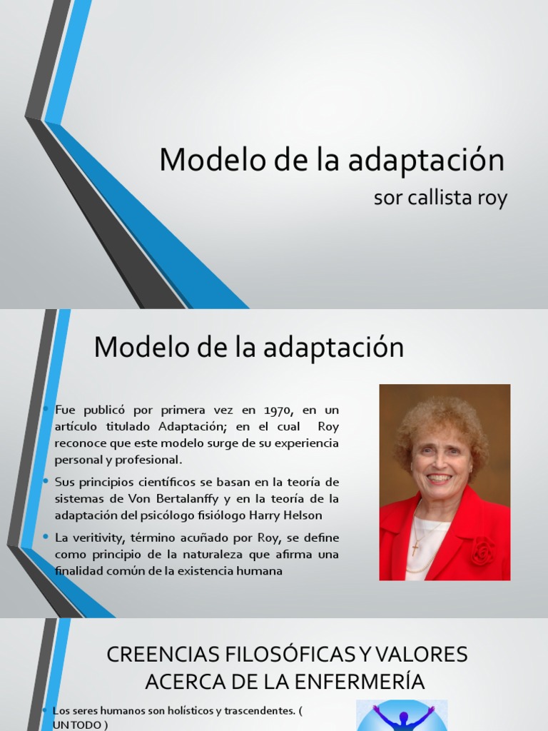 Modelo de La Adaptación ROY | PDF | Adaptación | Enfermería