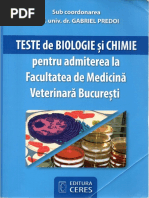 Teste Admitere Kinetoterapie