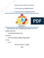 Acuerdos de Basilea I, Ii y Iii - Trabajo Monográfico