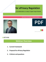 E-Privacy Powerpoint Data Protection Committee Webinar