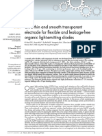 Smooth and ThinTransparent Electrode