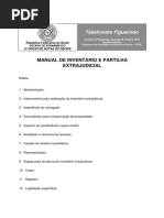 Manual Inventário e Partilha Extrajudicial