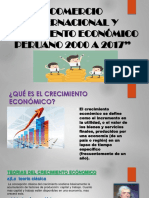 Comercio Internacional y Crecimiento Económico Peruano 2000 a 2017