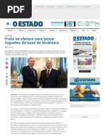 o Estado Do Maranhao Putin Alcântara