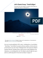 Total Eclipse by Annie Dillard 