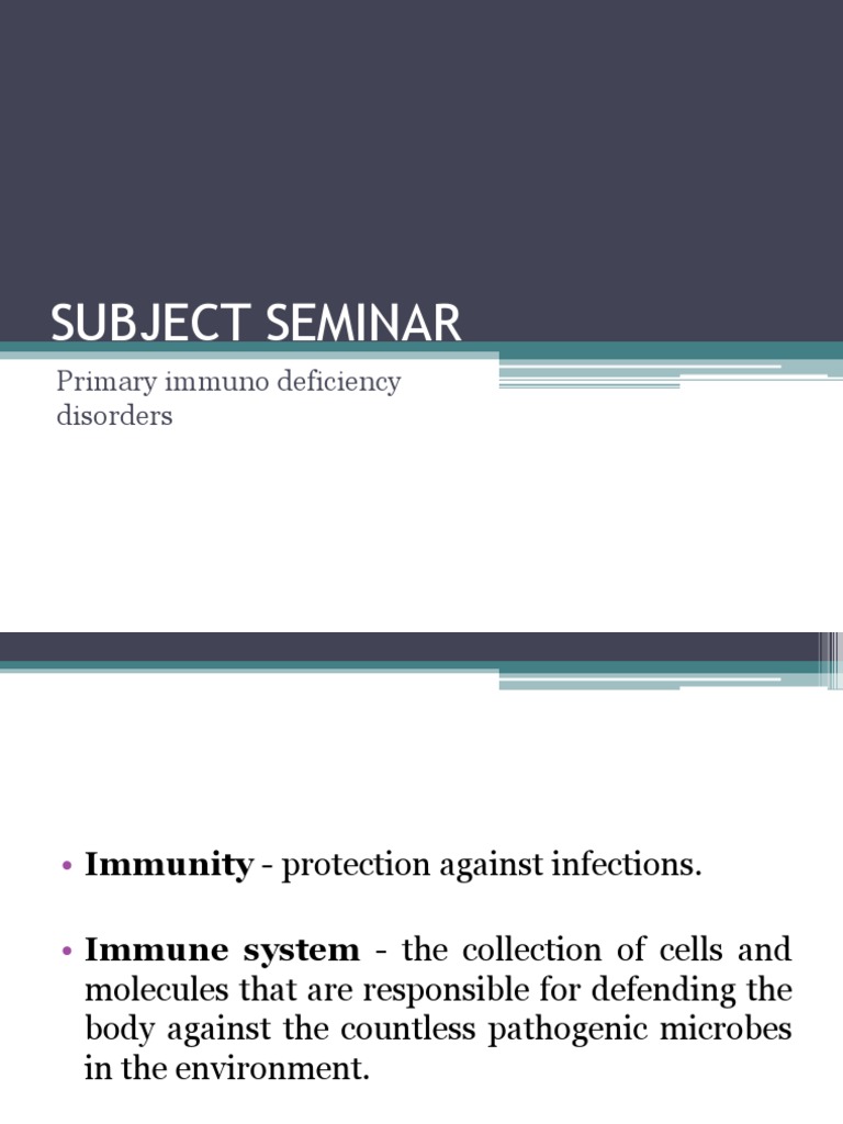 Overview of Primary Immunodeficiencies | PDF | Immune System | Antibody