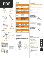 Unpacking Specifications Connecting The Cables