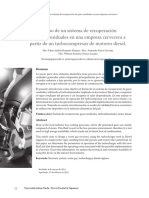 ’Diseño de Un Sistema de Recuperación de Gases Residuales en Una Empresa Cervecera a Partir de Un Turbocompresor de Motores Diesel’’