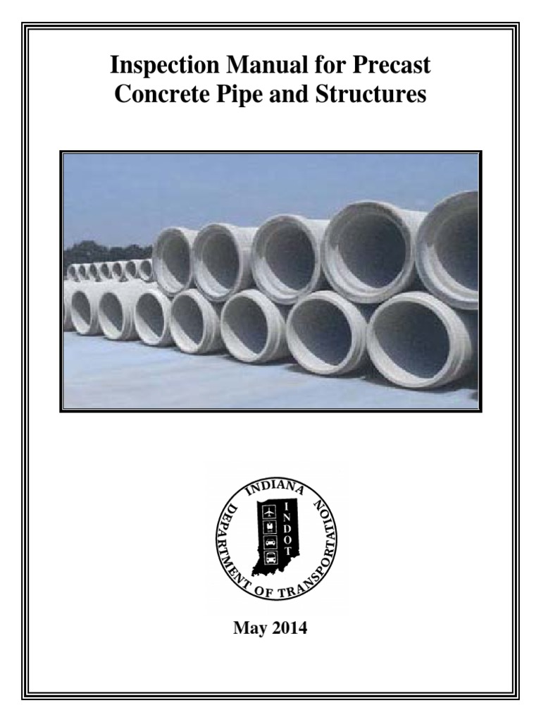 Precast Concrete Products Inspection Manual | PDF | Concrete | Precast ...