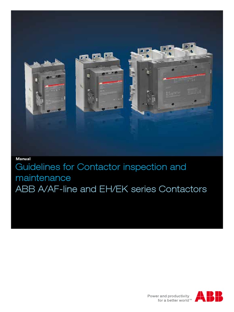 ABB-Guidelines For Contactor Maintenance PDF | PDF | Switch ...