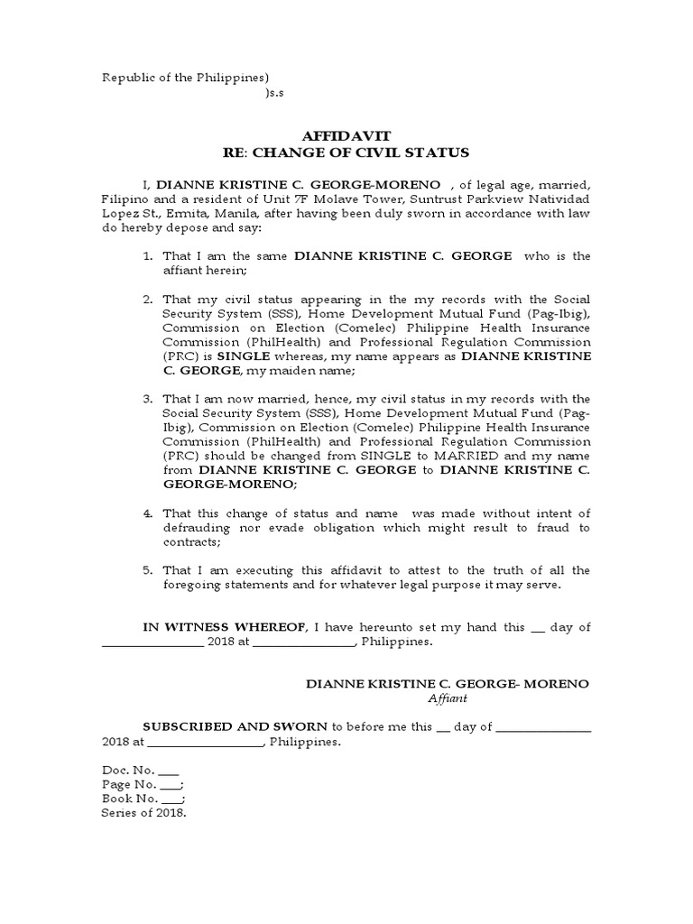 Affidavit Re Change of Civil Status C. PDF