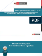 Articulación de Planes Especificos Con Acciones Redución