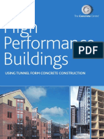 High Performance Buildings: Using Tunnel Form Concrete Construction