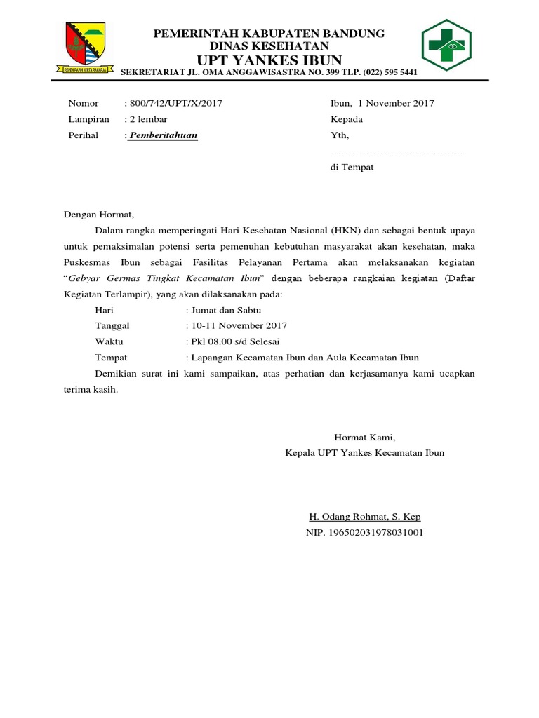Surat Pemberitahuan Acara Hkn Pdf