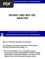 Highest and Best Use Analysis