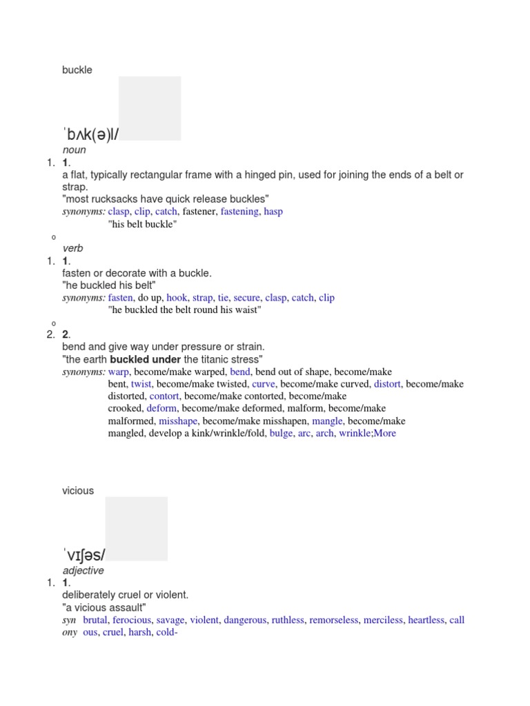Synonyms Syntax Grammar