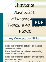 Financial Statements, Taxes, and Cash Flows