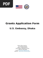 A. Grants Application Form General