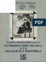 Introduccion Plural A La Gramatica Histo PDF