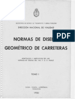 Norma Diseño Geometrico de Carreteras - Tomo I