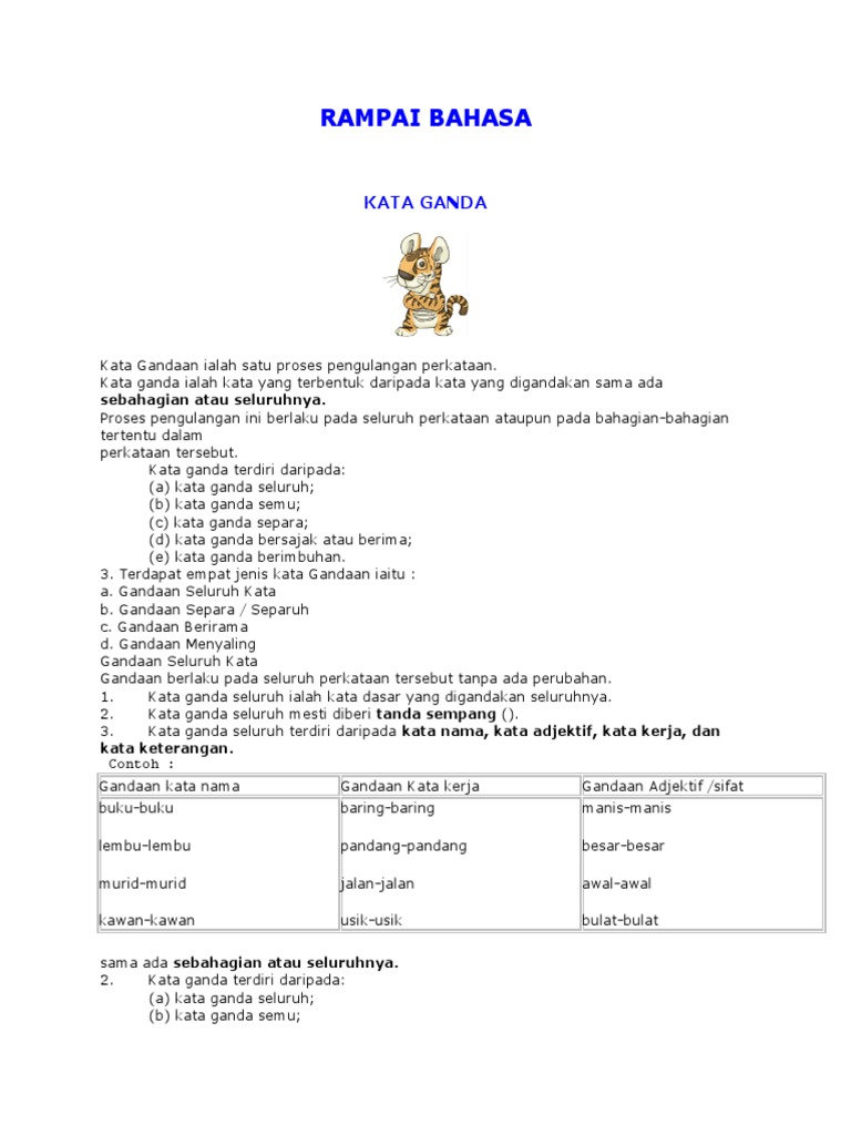 Rampai Bahasa | PDF