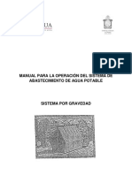 Manual de Operación de Agua Potable - Sistema Por Gravedad