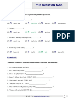 (ANSWER KEY) Exercisesquestiontags