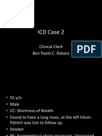ICD Case 2: Clinical Clerk Ben Paolo C. Rabara