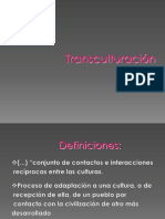 Transculturizacion