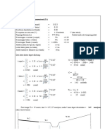 Perhitungan Drainase Jalan Raya Afzal Baruna