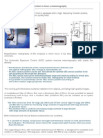 High-quality MXR-500 Mammography System