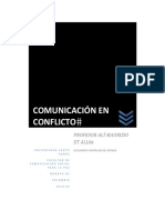 Comunicación en conflicto