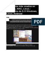 5 Comandos Más Usados en MS Linux Mac