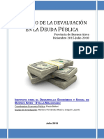 IDESBA - Impacto de La Devaluación en Deuda Pública Bonaerense