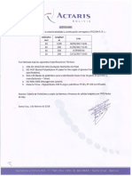 Certificado Actaris PDF