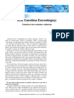 (Entrevista) Ana Carolina Escosteguy-Cenários Dos Estudos Culturais PDF