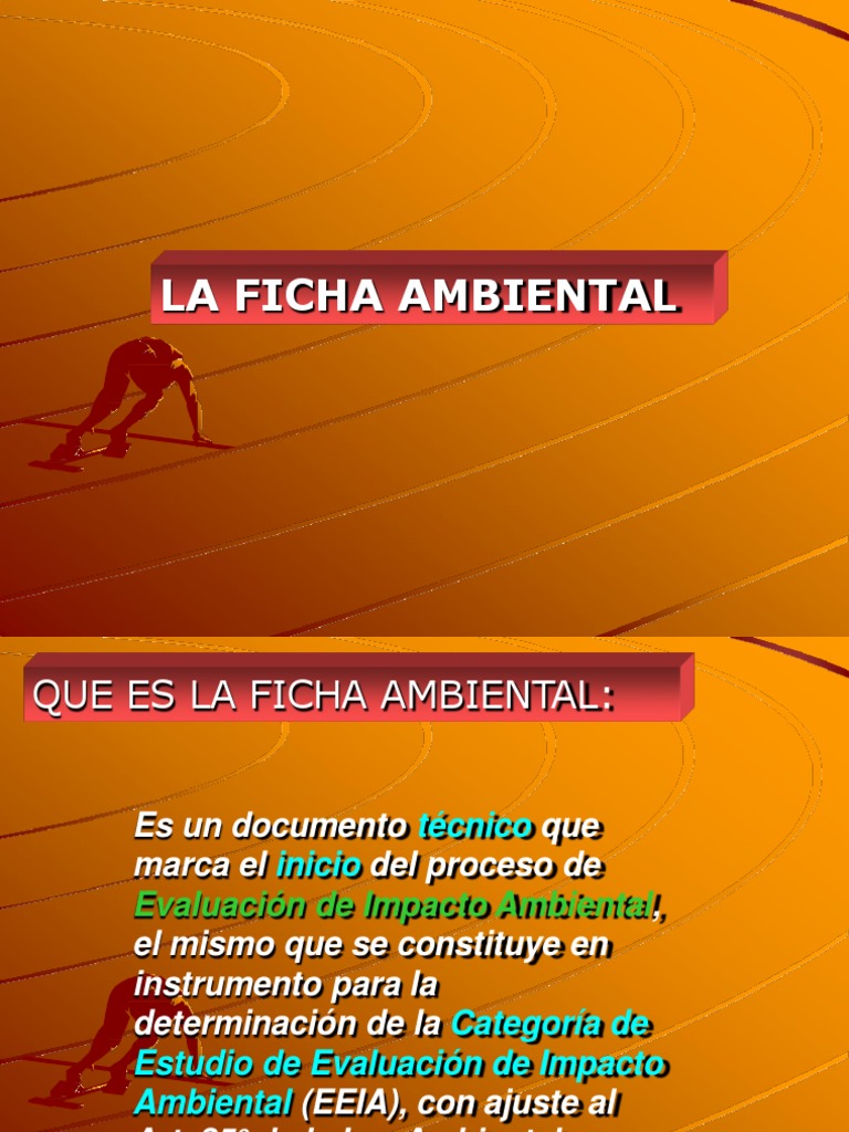 1 Ficha Ambiental | PDF | Evaluación de impacto ambiental