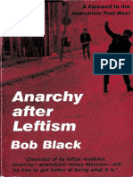 (Bob Black) Anarchy After Leftism