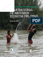 Plan Nacional de Recursos Hidricos