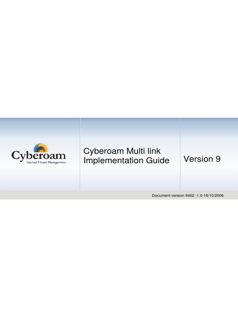 Multi Link Manager Guide | PDF | Load Balancing (Computing) | Gateway ...