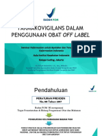 Off Label Use Dan PV Siti A Abdoellah BPOM RI