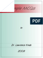 Sample MCQs by Lawrence Kindo